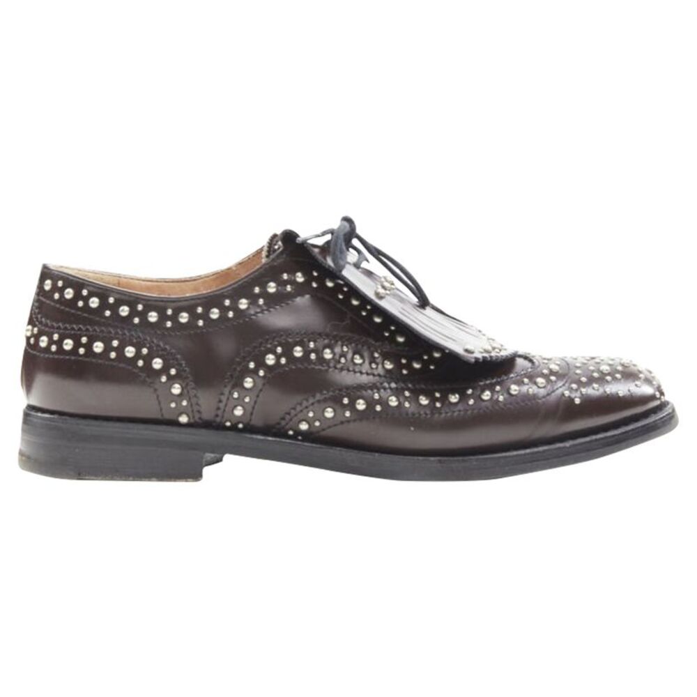Church's Fringe Studded Leather Brogues